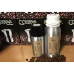 Coffee beans 180g. Grade A, bottled aluminum, clean grade, safe, delicious, premium, premium