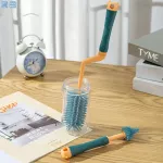 PAPA BABY 2 pieces of silicone bottle brush can rotate 360 ​​degrees, dry quickly, can be cleaned, model ST067