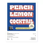 Graph Coffee Co. Signature peach lemon cocktail