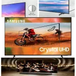 Samsung60 inch UA60AU8100KXXT Digital Smart4K, HDMI+USB+AV+DVD+order with LAN audio, free Wifi, free air purifier, PM2.5