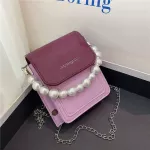 Mini bag, bag, shoulder bag, portable pearl chain shoulder bag
