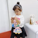 กระเป๋าสะพายข้างเด็ก/Korean version of princess coin purse shoulder bag cute spaceman mini messenger bag boy and girl accessory bag