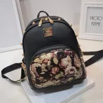 Women's backpack กระเป๋าเป้ผู้หญิง/New Floral Printed Small Backpack Floral PU Fashion Backpack