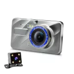 กล้องบันทึกการขับขี่รถยนต์ HD 1080p ซ่อนเลนส์คู่หน้าและหลังบันทึกคู่ TH32938