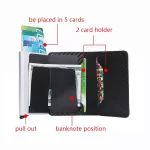 DIENQI Rfid Smart Card Men Wallet Money Bag Male Vintage Black Purse 2020 Small Magic Mini Slim Wallet Walet Thin portfel Vallet