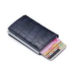 DIENQI Rfid Slim Men Wallets Alligator Vintage Card Man Wallet Money Bag 2020 Thin Mini Small Magic Wallet Purse Vallet portfele