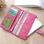 Drop Shipping Hot 2020 New Fashion Women Long Wallet Large Wallets Female Purse Lady Purses Phone Pocket Card Holder