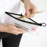 eTya Fashion Travel Women Clear Waterproof Cosmetic Bag Small Large PVC Necessary Makeup Bag Case Bath Wash Organizer Set Pouch