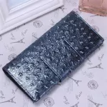 European Luxury Brand Women Wallet 2018 New Fashion Serpentine Clutch Bags Female Cow Leather Coin Card Holder Purse Evening Bag
