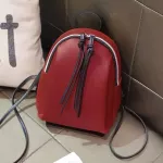Fashion backpack women small leather Shoulder Bag Multi-Function mini backpacks female School bagpack bag for teenage grils