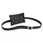 Fanny Pack Women's Belt Bag Leather Waist Bag Fashion Women's Pure Color Ring PU Messenger Shoulder Chest Bag sac banane