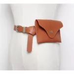 Fanny Pack for Women Beelt Bag Envelope Leather Waist Pack Bag Fashion FeMale Pure Color Money Belt Chest Functional Phone Bag