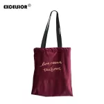 EXCELSIOR Vintage Women's Bags Embroidery Velour Shoulder Bags Large Capacity Tote Bag Ladies Shopper Bag for Female sac a mian