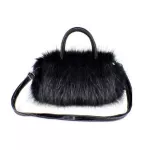 Fashion And Temperament Lady Bag Durable PU Leather Faux Fur Handbag Lightweight Lovely Handbags 100% marke Neue Bags