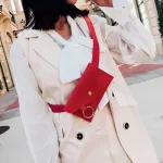 Fanny Pack Women Belt Bag Leather Waist Bag Fashion Women's Pure Color Ring PU Messenger Shoulder Chest pochete homem @9