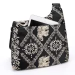 Fashion Cartoon Print Women Bag Female High Quality Light Nylon Cross Body Bag Multi Pockets Messenger Bag for Women