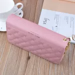 Fashion Embroidery Women's Long Wallet Double Zipper Card Pocket Large Capacity Clutch Bag Double Wallet Wallet Clutch Bag