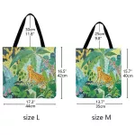 Fashion Black Hair Girl Painting Print Bag For Women Casual Tote Ladies Shoulder Bag Foldable Shopping Bag Outdoor Beach Bags