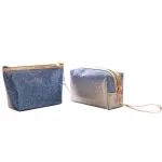 Fashion Gradient Equin Cosmetic Bag Travel Portable Wash Makeup Case Storage Organizer Beauty Zipper Women Girl Make Up Pouch