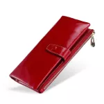 Fashion Genuine Leather Women Wallets Purse Female Long Womens Leather Wallet With Phone Case Coin Pokect Portefeuille Femme