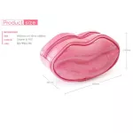 Fashion Lips Long Women Cosmetic Bag Female Makeup Bags Organizer Female Candy Color Toiletry Bag Cute Zipper Pencil Bags