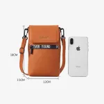 Fashion Letter Luxury Shoulder Bag Chest Bag for Women Ladies Leather Card Cell Phone Coin Pocket Purses Female Messenger Bag