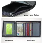 Fashion Men Wallets Birthday Gift Canvas Fabric Short Clutch Purses Male Moneybags Coins Purse Cards ID Holder Bags Bosse