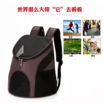 กระเป๋าสัตว์เลี้ยง กระเป๋าใส่แมวและหมาแบบสะพายหลัง/Pet Backpack Outing Bag Portable Pet Bag Breathable Pet Backpack