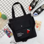 Canvas Bag New Student Backpack Casual Canvas Single Shoulder Bag Female Capacity Messenger Bag