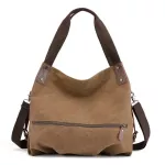 Shoulder Bag Women's Casual Solid Color New Portable Messaleer Bag Fashion Canvas Bag