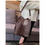 Tor Pattern Bucet Bag For Women Vintage Oulder Bag Big Capacity Crossbody Bag Elnt Ng Handbag Se