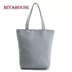 Miyahouse Canvas Oulder Bag Women Tote Handbag Eiffel Tower Printed Ca Totes Fe Beach Bag Bolsa Finina