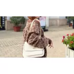 สุภาพสตรีเทรนเนอร์กระเป๋าสะพายใหม่ง่าย A10128