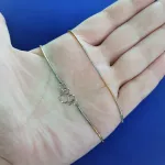 สร้อยคอสแตนเลสแท้ ลายงูกลม 2กษัตริย์ สร้อยคอห้อยพระ สร้อยคอแฟชั่น สร้อยคอผู้หญิง สร้อยเด็ก ขนาดเล็ก 1.0mm ไม่ลอก ไม่ดำ ใส่อาบน้ำได้