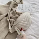 Doranmi V Striped Fanny Pack Women's Chest Bag 2019 Luxury Brand Designed Nerka Solid Bags Waist Pack BG076
