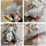 Doranmi V Striped Fanny Pack Women's Chest Bag 2019 Luxury Brand Designed Nerka Solid Bags Waist Pack BG076