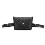 Diinovivo Rivet Waist Bag for Women 2020 PU Leather Fanny Pack Women Letter Fanny WAST PACKS BAG FMALE BAG MINI WHDV1184