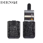 DIENQI New Mini Rfid Pull-out Card Wallet Men's wallets Slim Ridge Wallet Male Ultra Thin Smart Purse Mini Small Vallet Walets