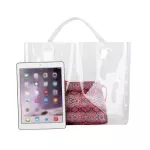 Easy shopping Popular hot sale Women's Fashion Transparent Snake Pattern Handbag Casual Beach Bag Bucket Bag Lowest price