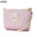 eTya Cosmetic Bag For Women Men Travel Bling Ladies Zipper Makeup Bags Fashion Makeup Wash Toiletry Organizer Bag Pouch Case