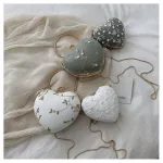 Embroidery Flowers Design Women Heart Clutch Evening Bags Gold Chain Shoulder Bags Girls Handbags Purses For Ladies Party Bags