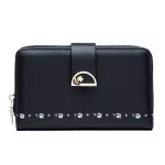 Elegant Flower Design Short Wallets Women Leather PU Coin Purse Cards Wallet Ladies Hasp Female Zipper Purses Girls Money Bag