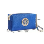 eTya Cosmetic Bag For Women Men Travel Bling Ladies Zipper Makeup Bags Fashion Makeup Wash Toiletry Organizer Bag Pouch Case