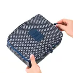 DINMIWELLWomen Makeup bag Cosmetic bag Case Make Up Organizer Toiletry Storage  Rushed Floral Nylon Zipper New Travel Wash pouch