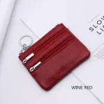 DOLOVE  Brand New Genuine Leather Coin Purse Women Small Wallet Change Purses Money bag Zipper Card Holder Dollar Wallets
