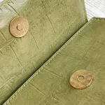 Designer Vintage Alligator Women's Handbags High Quality Female Shoulder Bags Girls Leather Purses Luxury Handbags Women Bags