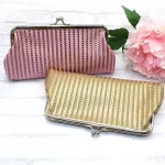 eTya Laser Fashion Women Cosmetic Bag Travel Make Up Bags Knit Striped Reto Pouch Large Neceser Toiletry Organizer Clutch Tote