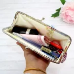 eTya Laser Fashion Women Cosmetic Bag Travel Make Up Bags Knit Striped Reto Pouch Large Neceser Toiletry Organizer Clutch Tote