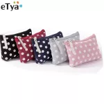 eTya Women Dots Cosmetic Bag Makeup Bag Lady Neceser Small Make Up Bag Travel Organizer Zipper Cosmetic Bag For Cosmetics