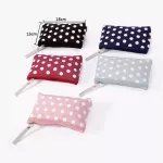 eTya Women Dots Cosmetic Bag Makeup Bag Lady Neceser Small Make Up Bag Travel Organizer Zipper Cosmetic Bag For Cosmetics